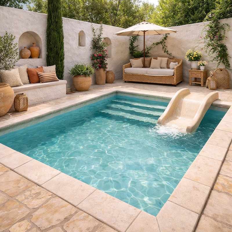 Mediterranean-Style Swimming Pool