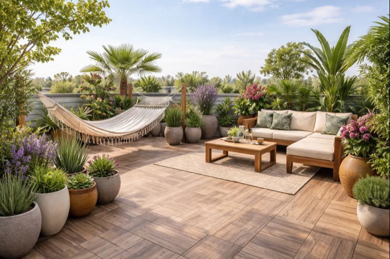 Open-Space Rooftop Garden.