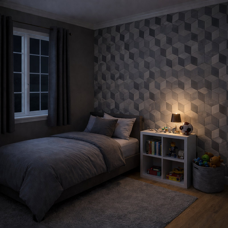 Boys’ bedroom - Gray