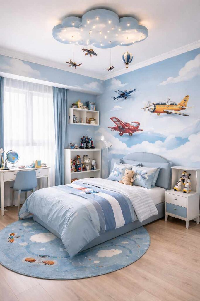 Boys’ bedroom - Sky Blue